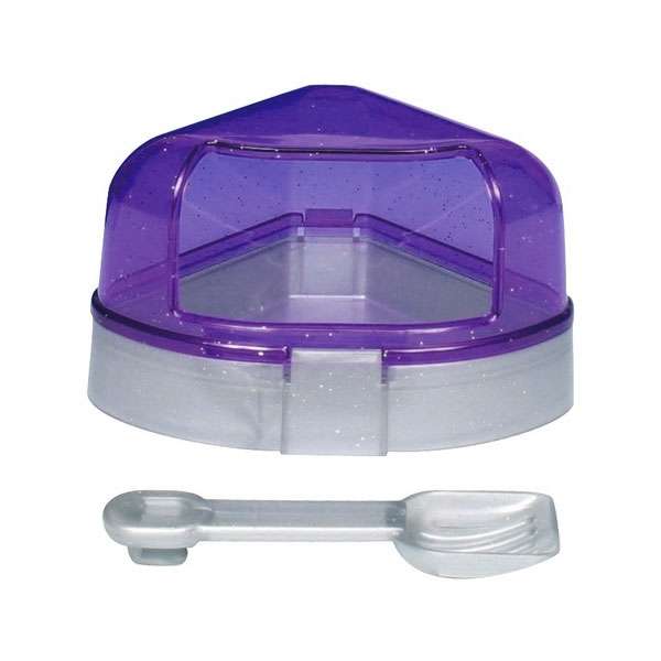 Trixie Ecktoilette mit Dach für Kleinnager – Bild 4