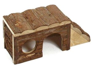 Karlie Naturholzhaus mit Leiter - Klein