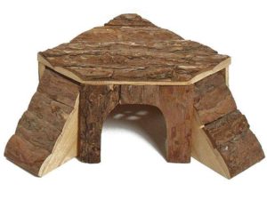 Karlie Naturholzhaus mit 2 Leitern - Klein