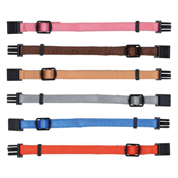 Trixie Welpenhalsbänder - 6er-Set 2 - M-L = 22-35 cm