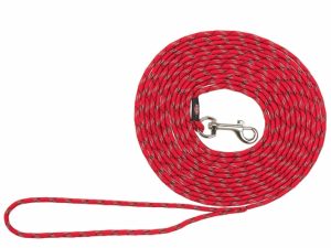 Trixie Junior Welpen-Schleppleine, rund - Rot / 4m, ø 4mm