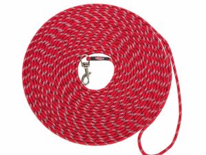 Trixie Junior Welpen-Schleppleine, rund - Rot / 8m, ø 4mm