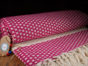 Ecoplaid Piqué Himbeer