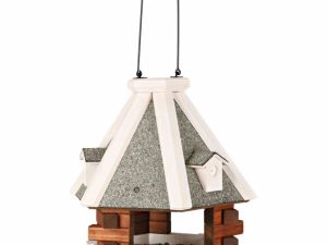 Trixie Futterhaus zum Hängen - dunkelbraun/weiß