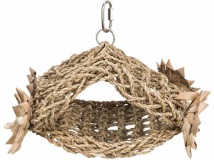 Trixie Vogelspielzeug Zelt aus Seegras