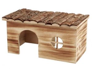 Trixie Holzhaus Grete, geflammt mit 2 Eingängen - Klein