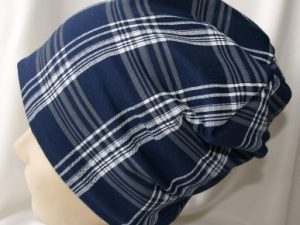 Übergangsbeanie "Karo" Gr. 54/56