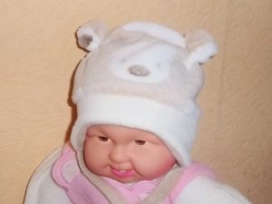 Wintermütze "Koala"  beige  Gr. 38/40