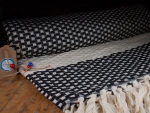 Ecoplaid Piqué Schwarz