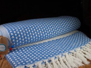 Ecoplaid Piqué Blau