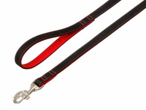 Karlie Buffalo Ultra Leine - Schwarz/Rot - 20 mm / 100 cm