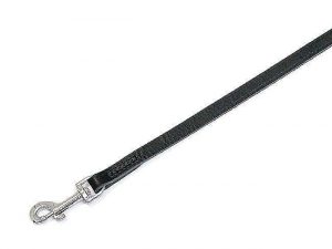 Karlie RONDO Leine genäht - Schwarz - 22 mm, 100 cm