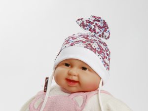 Mädchen Babymütze "Vanessa" Übergang, Gr. 46/48