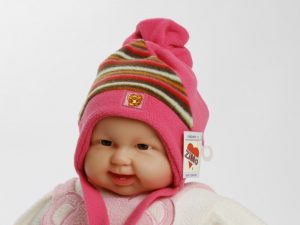 Wintermütze "Emely" rosa/bunt Gr. 42/44