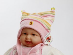 Wintermütze "Mirelle" rosa/bunt Gr. 42/44