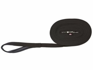 Trixie Schleppleine, 15 m / 20 mm, schwarz