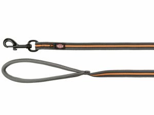 Trixie Fusion Schleppleine - grafit/papaya - 10 m/17 mm
