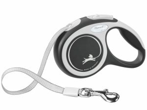 FLEXI Rollleine New COMFORT Gurt - 3m, bis 12kg - schwarz