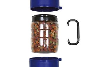 Trixie Reise-Set aus 2 Näpfen und Futterbehälter