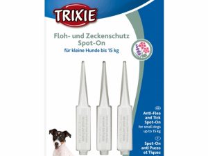 Trixie Floh- und Zeckenschutz Spot-On, Hund - Hunde bis 15 kg