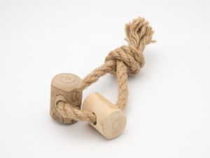 Wuff Kaffeeholz Seil