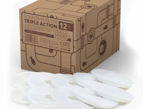 CATIT 2.0 Dreifachwirkender Trinkbrunnenfilter - 12 Stück