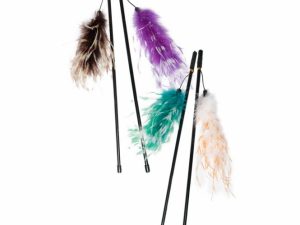 Karlie Flamingo Katzenangel mit Straussenfedern