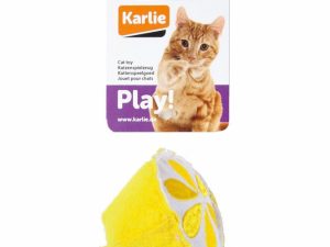 Karlie Flamingo Katzenspielzeug Food Textil - Limone