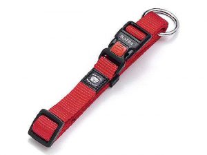 Karlie ASP Halsband verstellbar - Rot - 25 mm, 45-65 cm