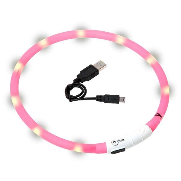 Karlie Visio Light LED-Leuchtschlauch mit USB - Pink – Bild 3