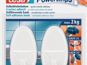 Deko Hak.Powerstrips® Hak.LARGE 58013 Gr.L (70x37 mm) ov.weiß