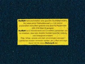 Antirutschmatte L500cm B25cm D8mm a.Granulat 1 Rl.DOLEZYCH