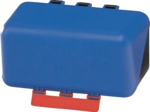 Sicherheitsaufbewahrungsbox SecuBox – Mini blau L236xB120xH120ca.mm Gebra
