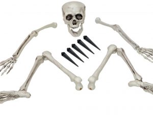 EUROPALMS Halloween Skelett, mehrteilig