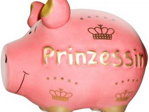 Sparschwein-Prinzessin Farbe variiert, 1 Stück