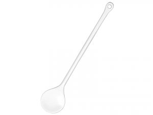 WACA Rundlöffel PBT 31cm weiß, 5 Stück