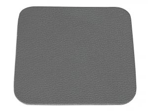 ASA Glasuntersetzer Lederoptik basalt 10x10cm 4Stück