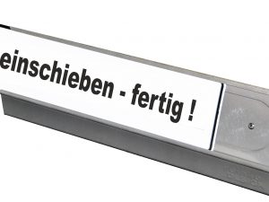 Parkschild- Halterung für KFZ- Schild/Kennzeichen Bodenbefestigung aus Edelstahl