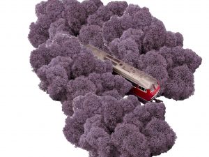 Muwse Islandmoos Flieder 100 g Maßstab Spur H0 Modellbau