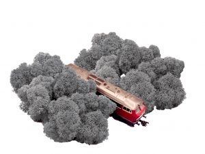 Muwse Islandmoos Titangrau 50 g Maßstab Spur H0 Modellbau