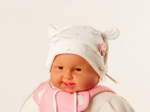 süße Teddyohrmütze "Schleifchen" Gr. 38/40