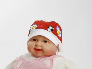 Babymütze Kopftuch Bandana  "Fußball" perfekt für die WM, Gr. 38/40
