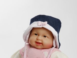Babyhut Kinderhut "Jeanshut" für den Übergang, Gr. 42/44