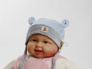 Teddyohr-Mütze "Noppen" Gr. 42/44