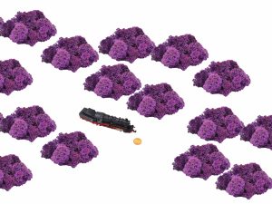 Muwse Islandmoos Viola 100 g Maßstab Spur N Modellbau