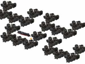 Muwse Islandmoos Dunkelgrau 100 g Maßstab Spur N Modellbau