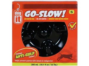 DOGIT Go-Slow Anti-Schling-Napf Schwarz 300 ml