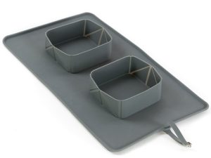 PROCYON Rollbarer Silikon-Doppelnapf