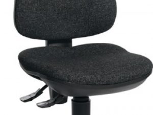 Bürodrehstuhl m.Permanentkontakt anthrazit 420-550mm o.Lehnen Trgf.110kg TOPSTAR