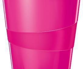 Leitz Papierkorb WOW 52781023 15l PS pink